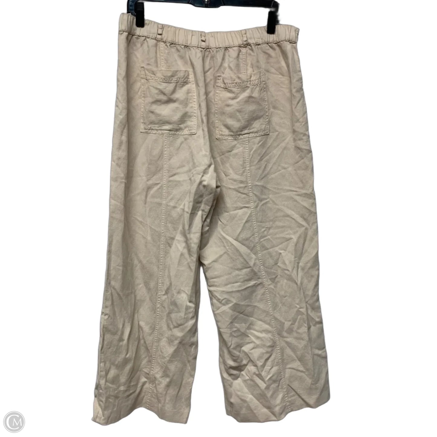 Pants Linen By Calypso St Barth In Cream, Size: L