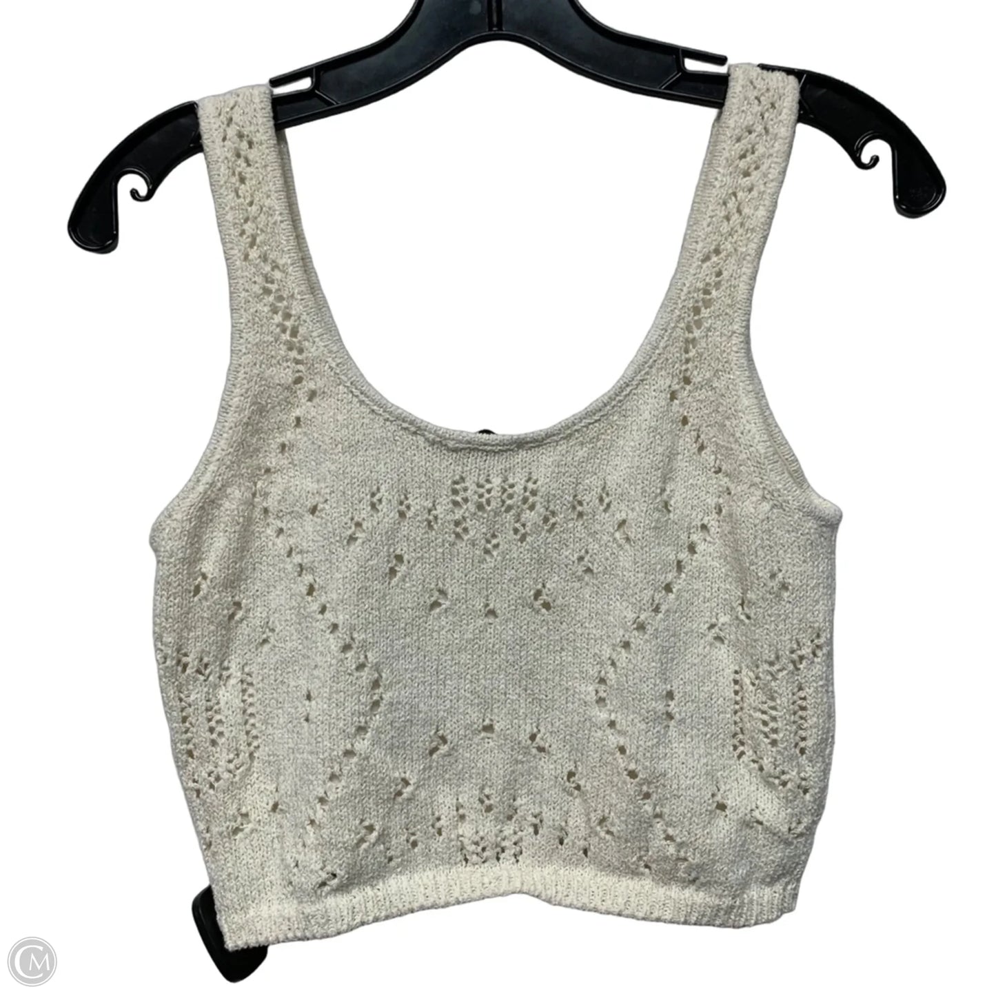 Top Sleeveless By Rachel Zoe In Gold & White, Size: S