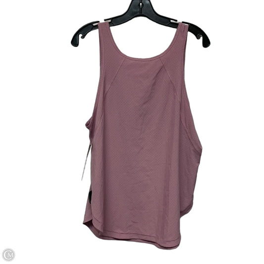 Athletic Tank Top By Lululemon In Purple, Size: L