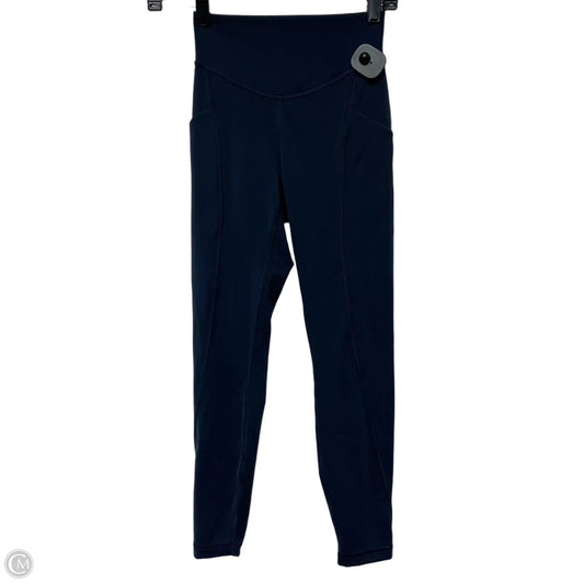 Athletic Leggings By Lululemon In Navy, Size: S