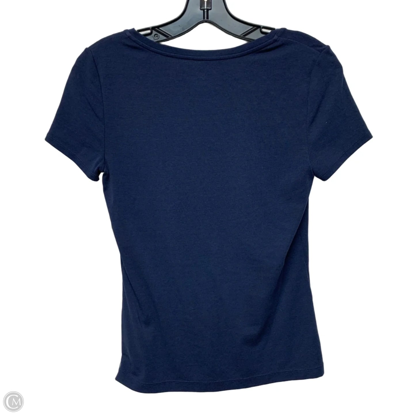 Top Short Sleeve Designer By Lilly Pulitzer In Navy, Size: S