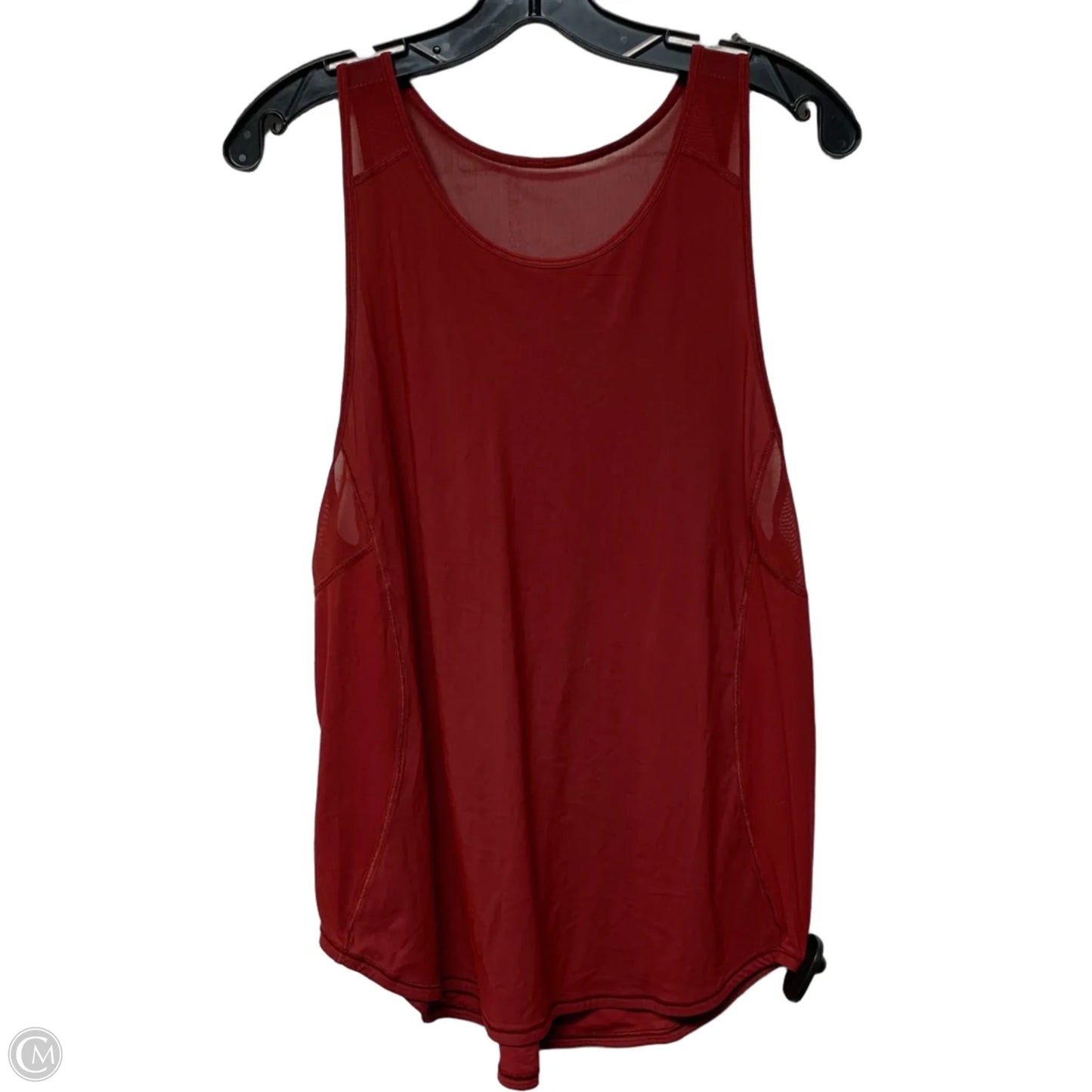 Athletic Tank Top By Lululemon In Red, Size: M