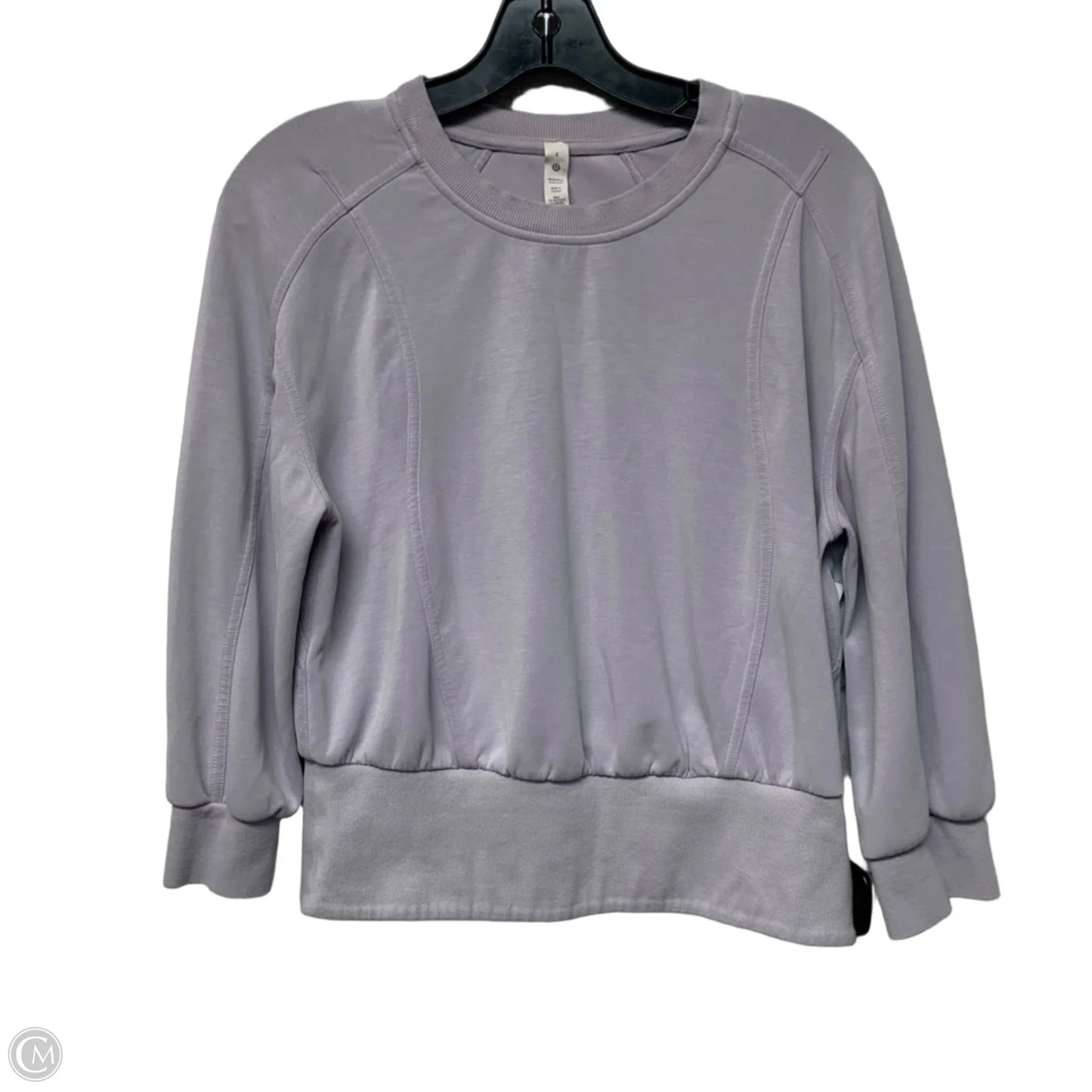 Athletic Sweatshirt Crewneck By Lululemon In Purple, Size: M