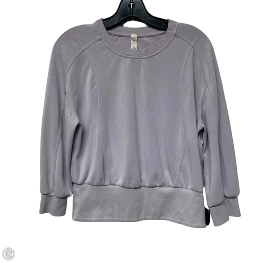 Athletic Sweatshirt Crewneck By Lululemon In Purple, Size: M