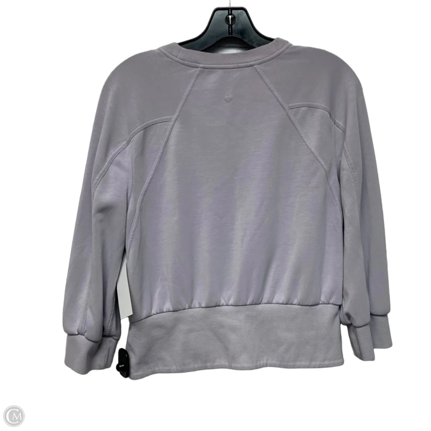 Athletic Sweatshirt Crewneck By Lululemon In Purple, Size: M