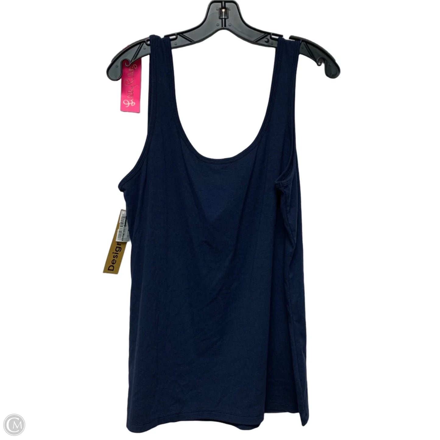 Top Sleeveless Designer By Lilly Pulitzer In Navy, Size: Xxl