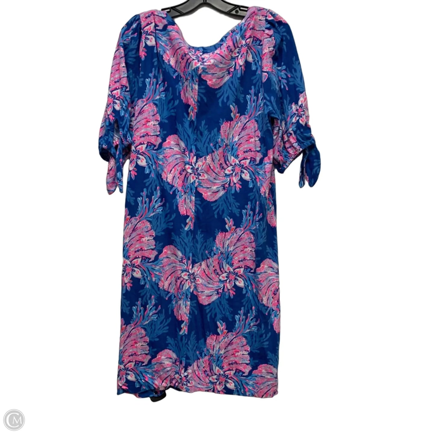 Dress Designer By Lilly Pulitzer In Blue & Pink, Size: Xl