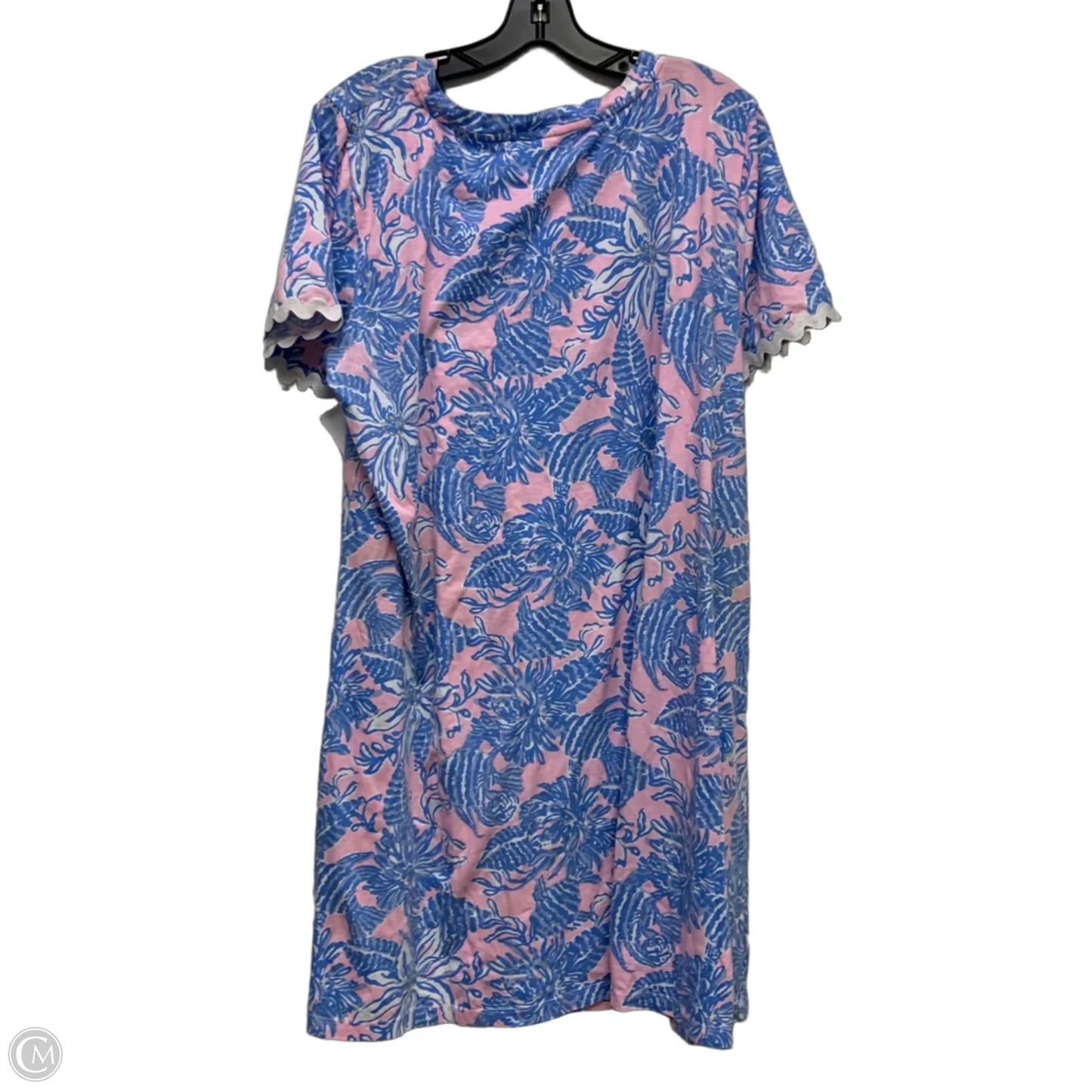 Dress Designer By Lilly Pulitzer In Blue & Pink, Size: Xxl