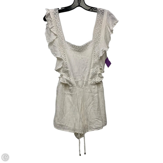 Romper By Vestique In Cream, Size: S