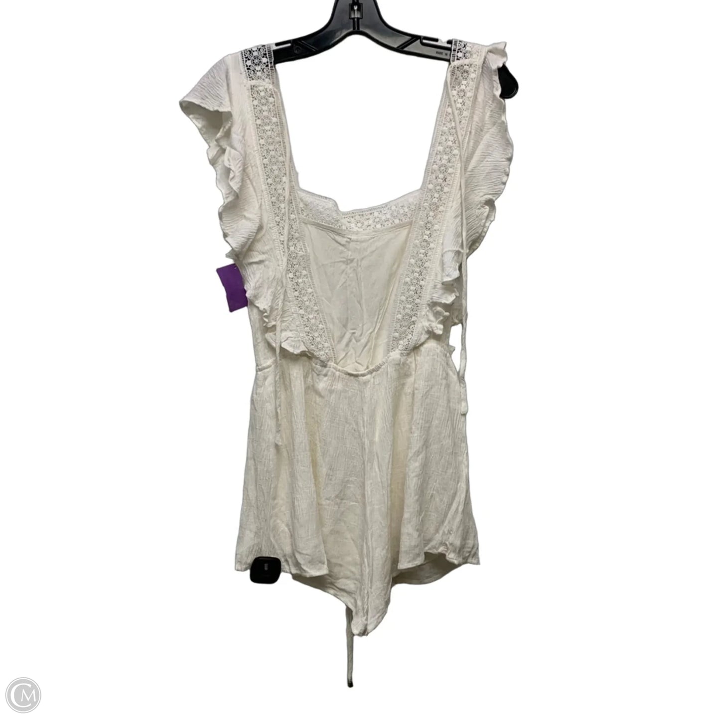 Romper By Vestique In Cream, Size: S