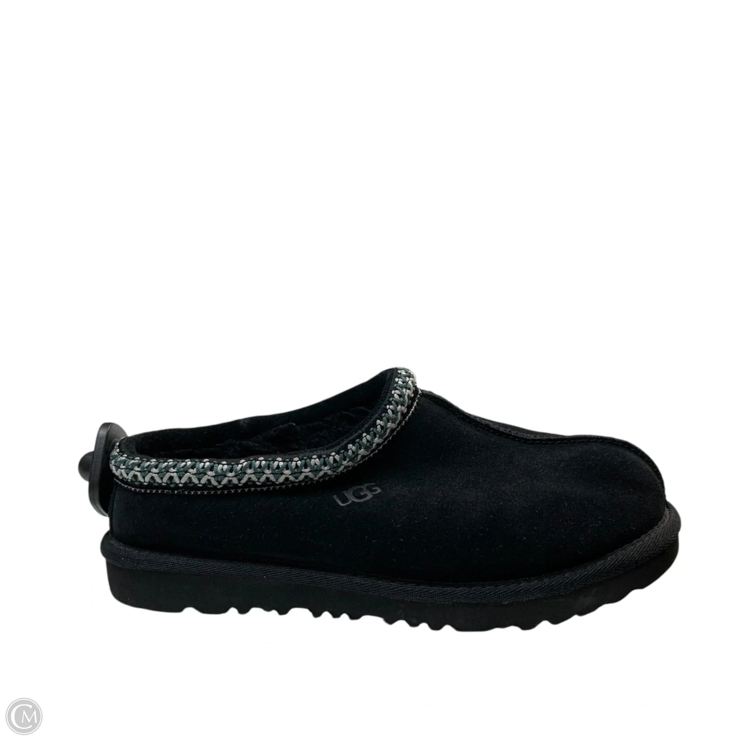 Slippers Designer By Ugg In Black, Size: 5