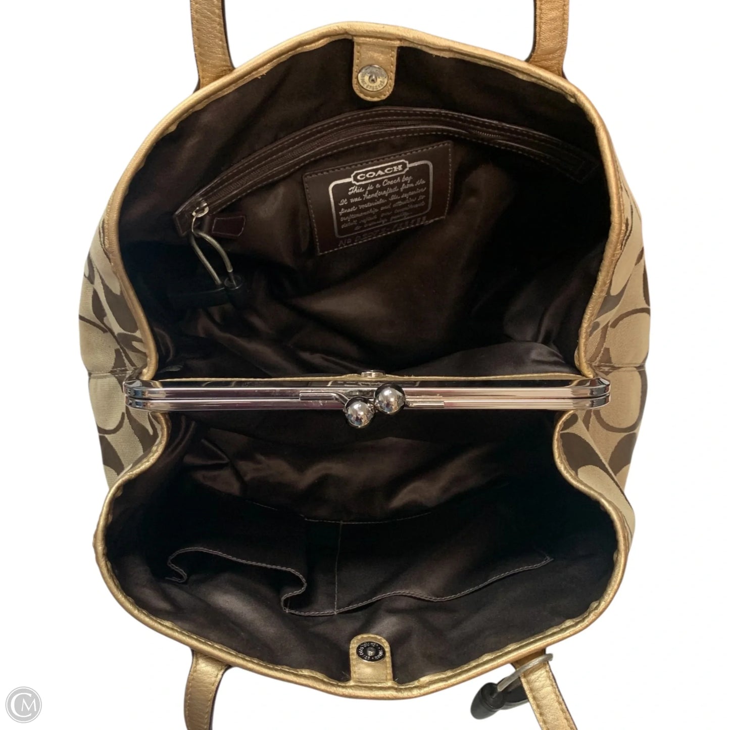 Handbag Designer By Coach, Size: Medium