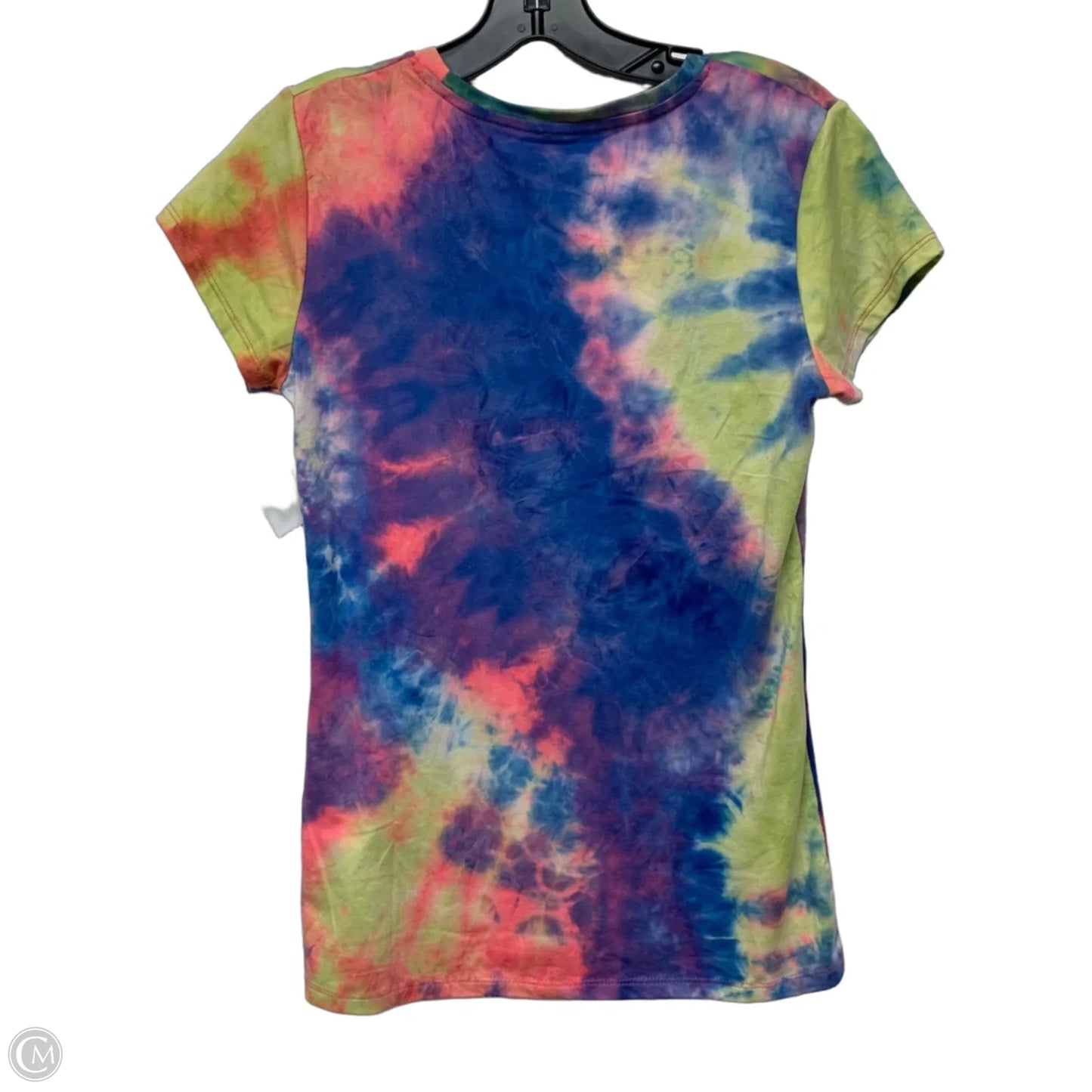Top Short Sleeve By Emme In Tie Dye Print, Size: L