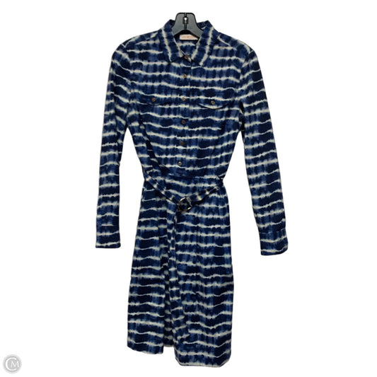 Dress Designer By Tory Burch In Blue & White, Size: S