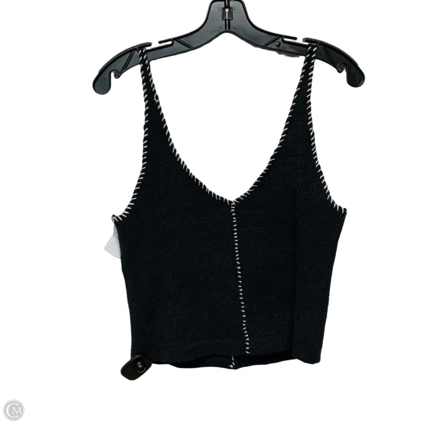 Top Sleeveless By Pilcro In Black & White, Size: S