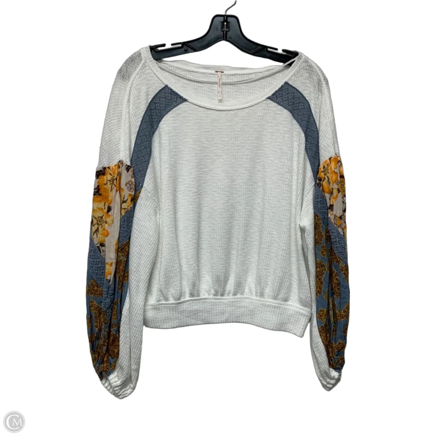 Sweater By Free People In Blue & White, Size: S