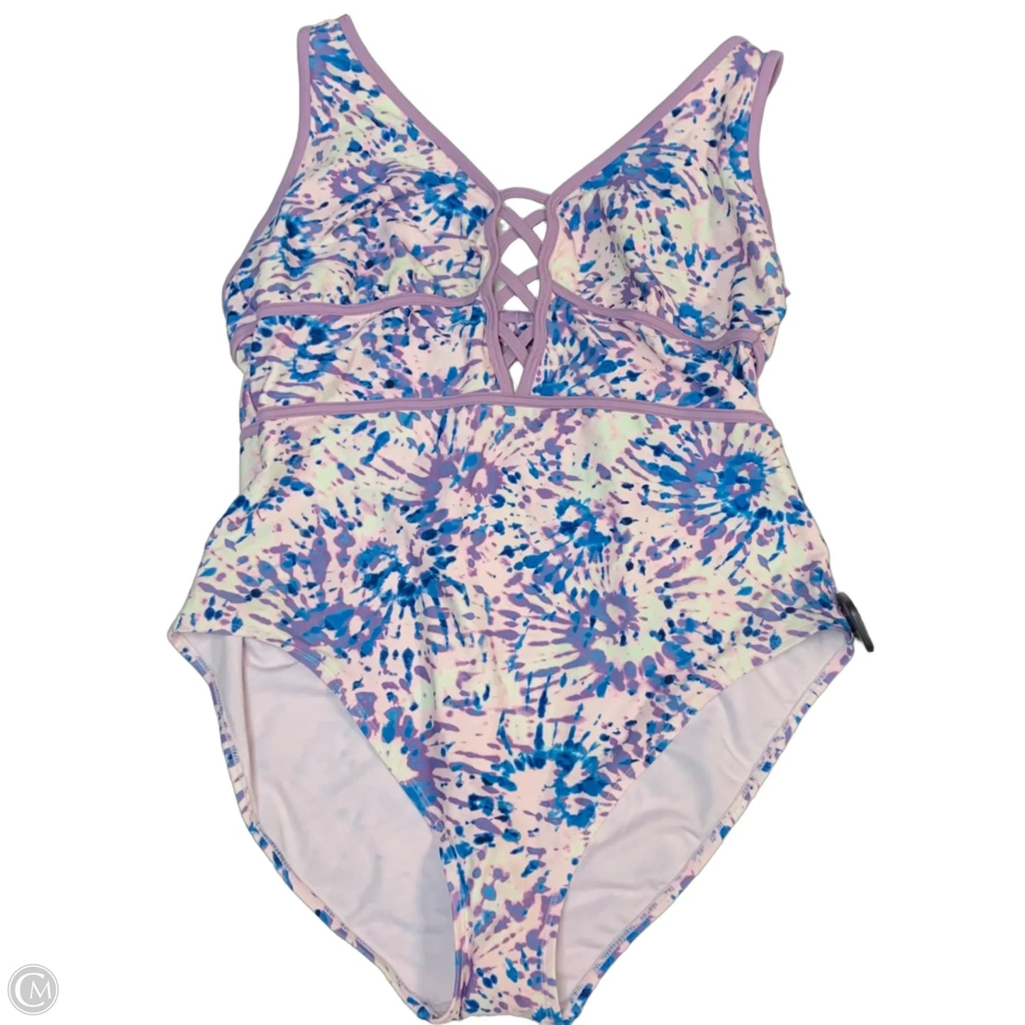 Swimsuit By Adore Me In Blue & Purple, Size: 2x