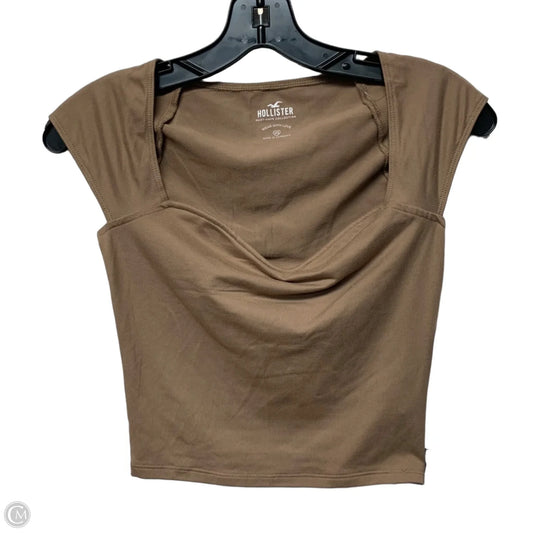 Top Sleeveless By Hollister In Brown, Size: Xs