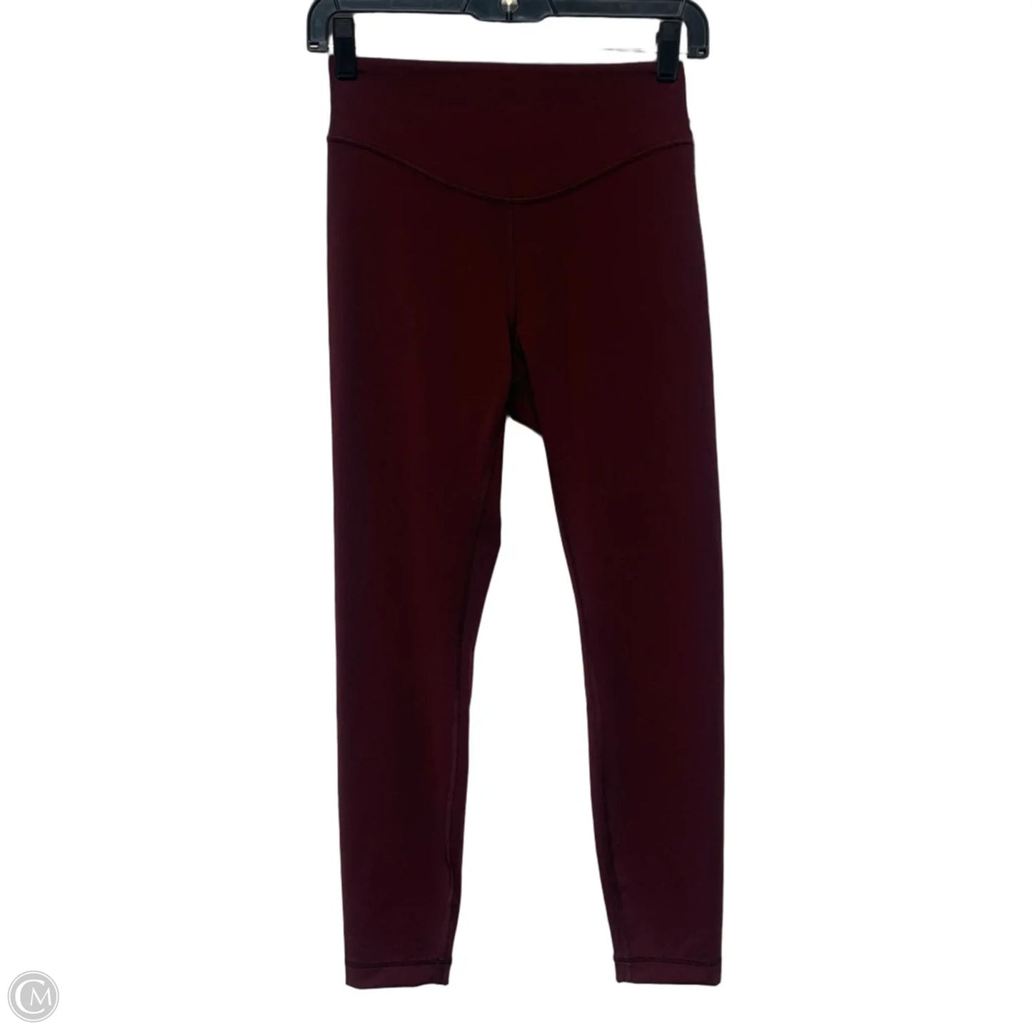 Athletic Leggings By Lululemon In Red, Size: S