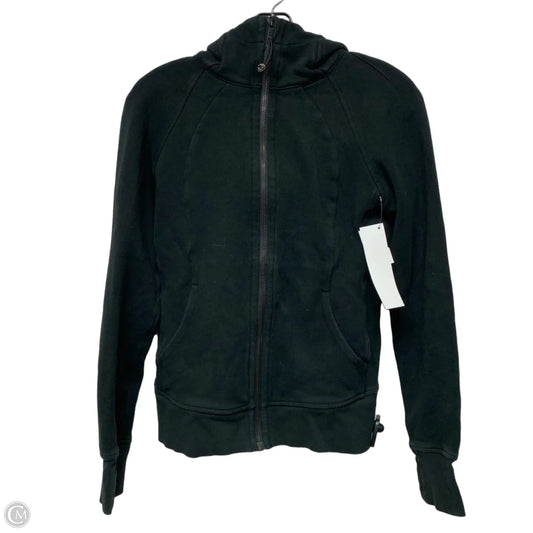 Athletic Jacket By Lululemon In Black, Size: S