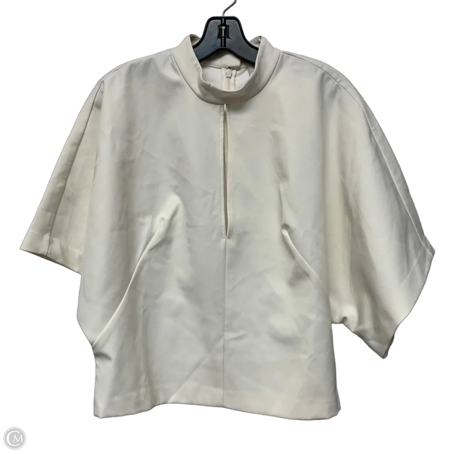 Top Short Sleeve By Maeve In Cream, Size: M