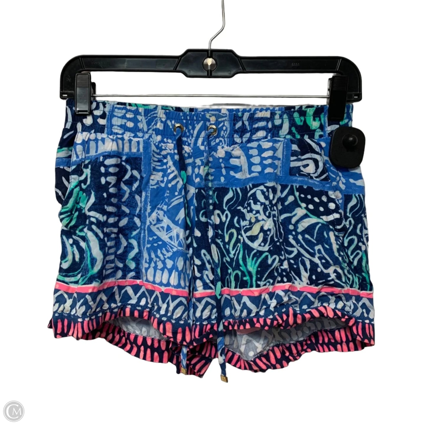 Shorts Designer By Lilly Pulitzer In Blue & Pink, Size: Xxs