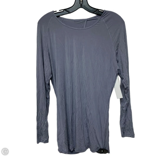 Athletic Top Long Sleeve Crewneck By Lululemon In Purple, Size: M