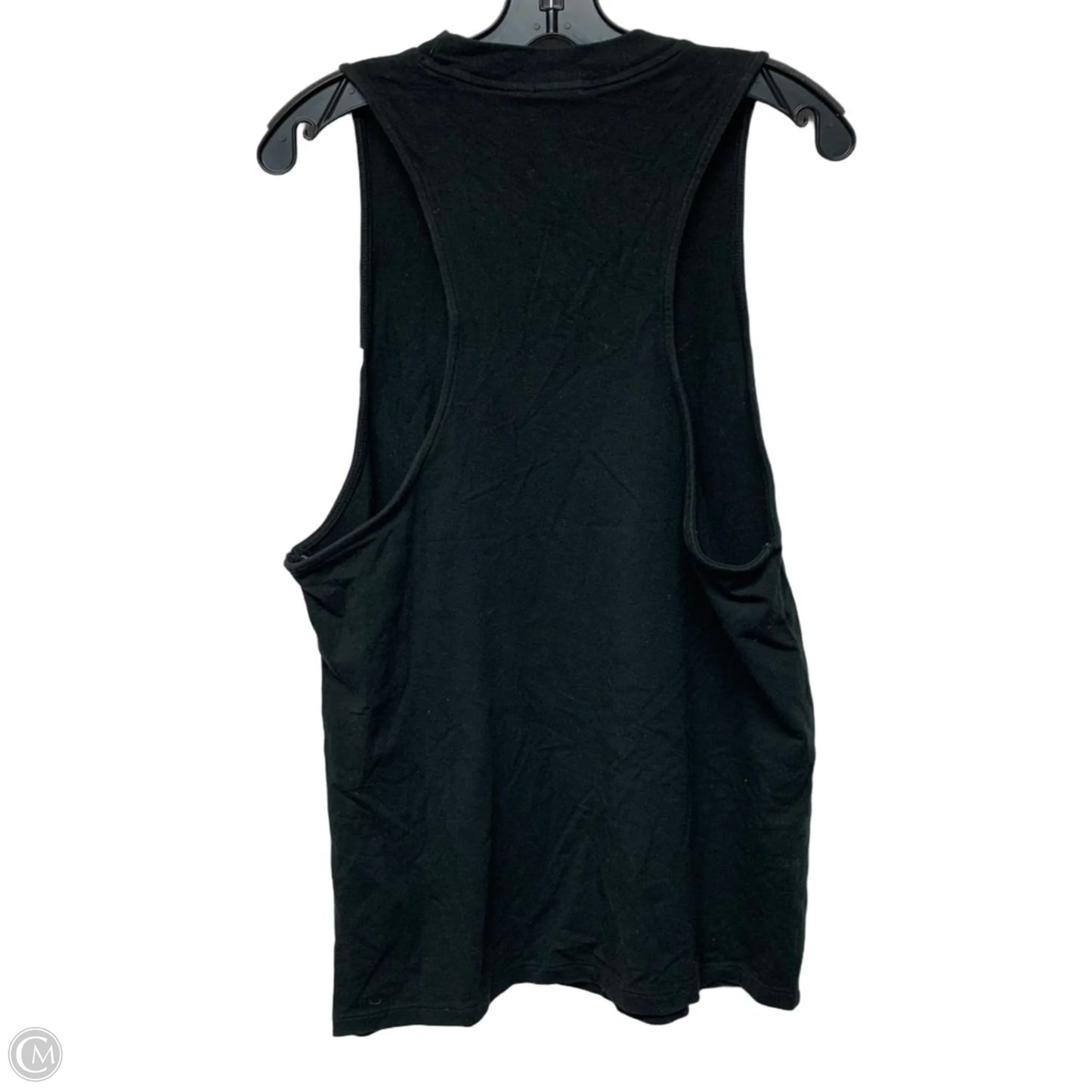 Athletic Tank Top By Adidas In Black & White, Size: M