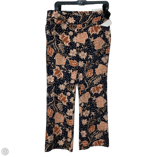 Pants Designer By Spartina In Blue & Orange, Size: L