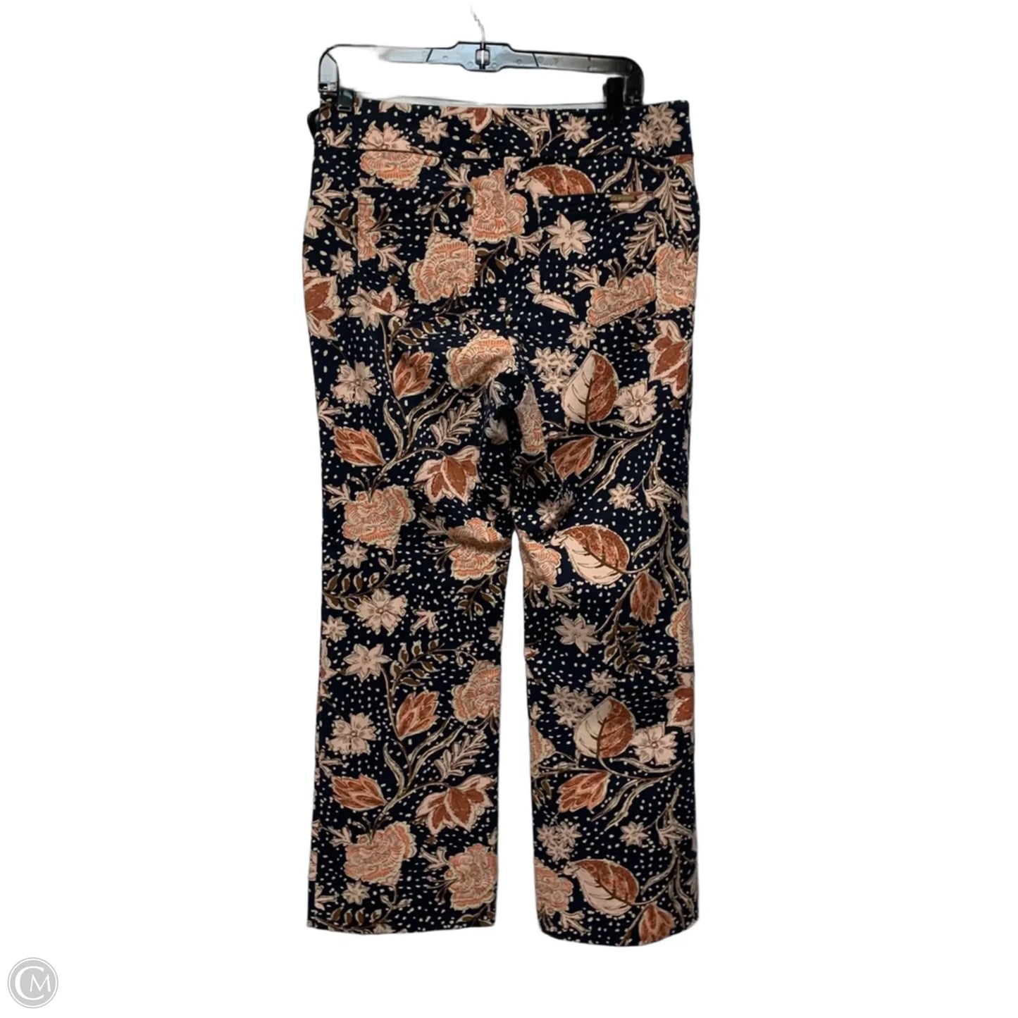 Pants Designer By Spartina In Blue & Orange, Size: L
