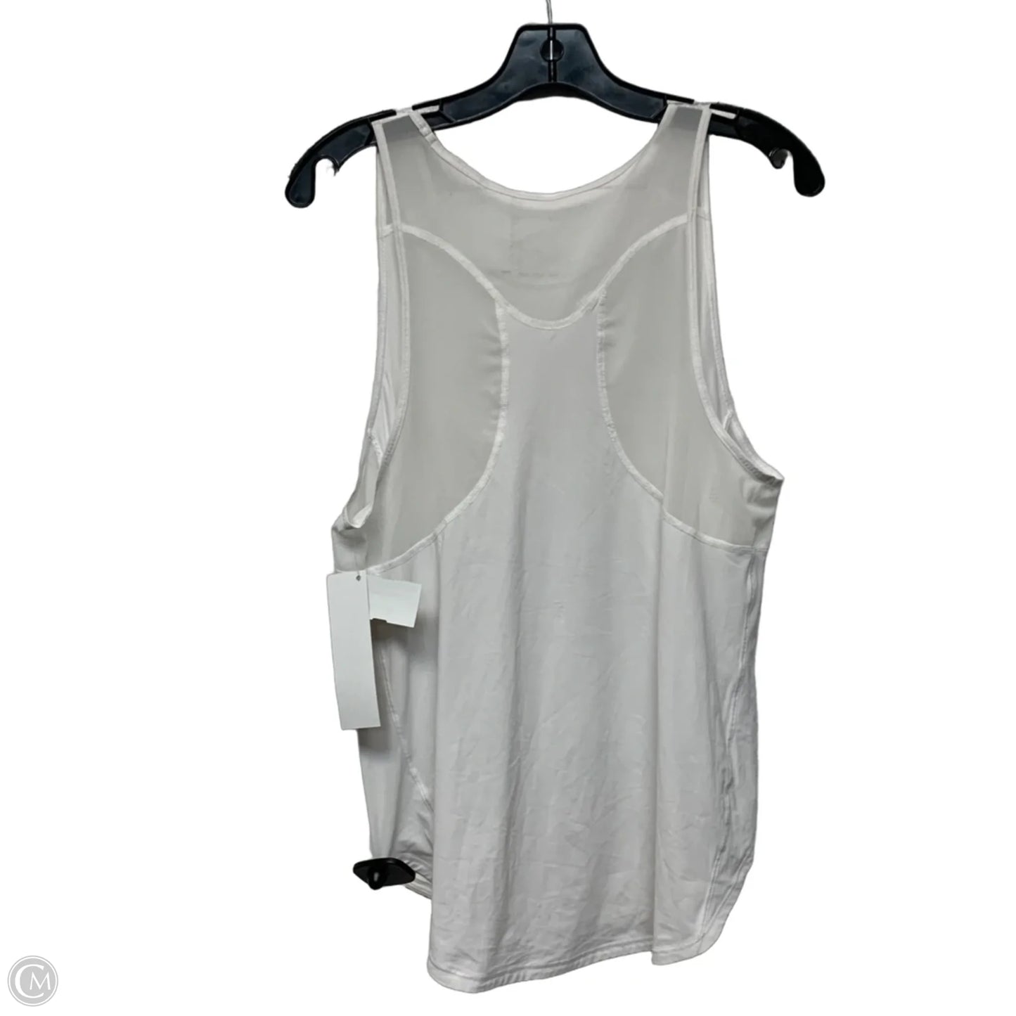 Athletic Tank Top By Lululemon In White, Size: L