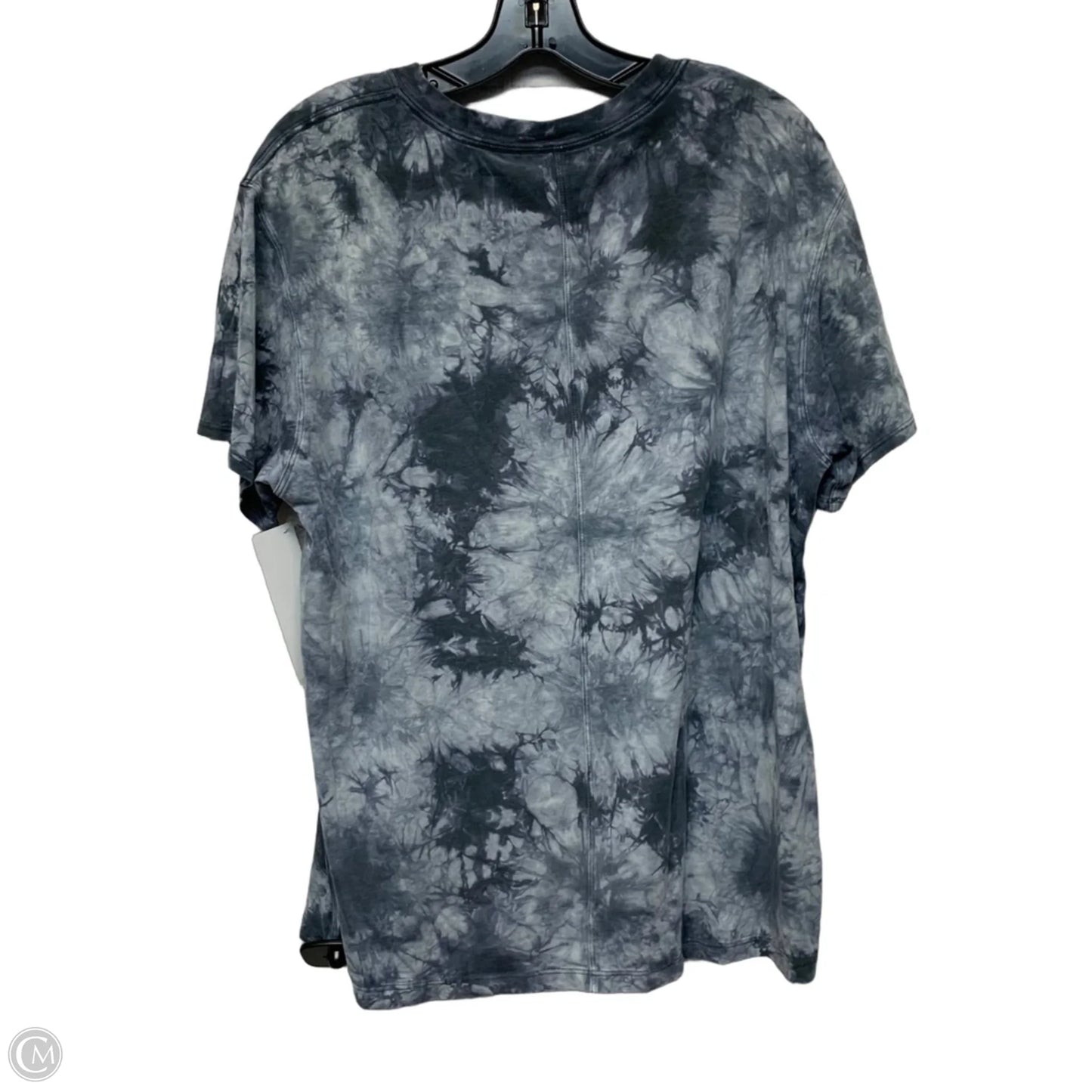 Athletic Top Short Sleeve By Lululemon In Grey, Size: L