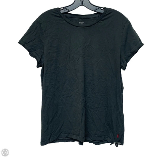Top Short Sleeve Basic By Levis In Black, Size: Xl