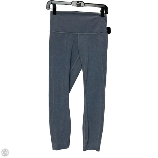 Athletic Leggings By Lululemon In Blue, Size: S