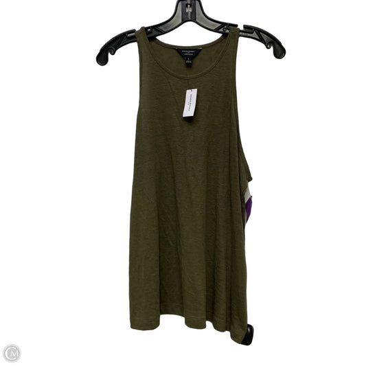 Top Sleeveless By Banana Republic In Green, Size: L