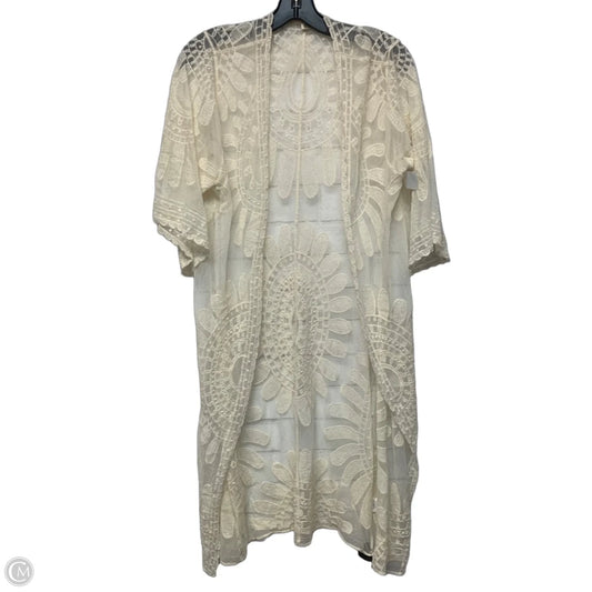 Kimono By Rebellion In Cream, Size: S