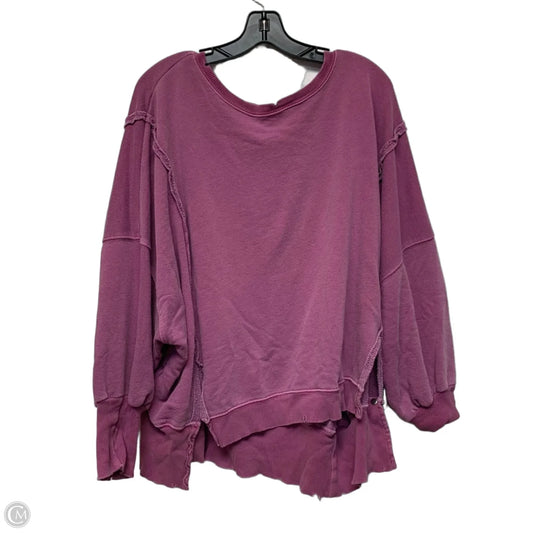 Sweatshirt Crewneck By We The Free In Purple, Size: S