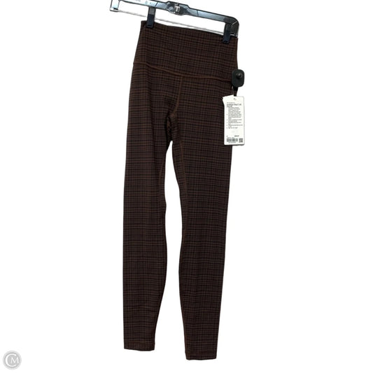 Athletic Leggings By Lululemon In Brown, Size: S