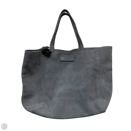 Handbag Leather By M.I.L.A., Size: Large
