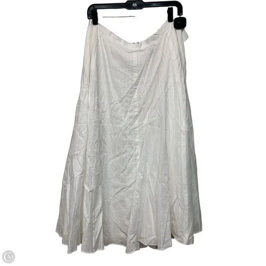 Skirt Maxi By Ralph Lauren In White, Size: L