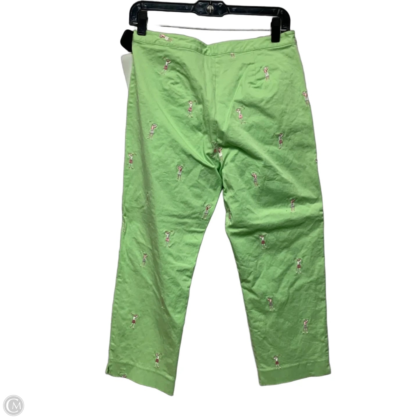 Jeans Designer By Lilly Pulitzer In Green & Pink, Size: 8
