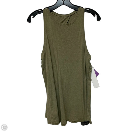 Athletic Tank Top By Lululemon In Green, Size: S