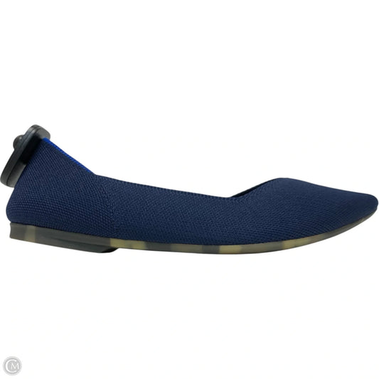 Shoes Flats Designer By Rothys In Blue, Size: 7.5