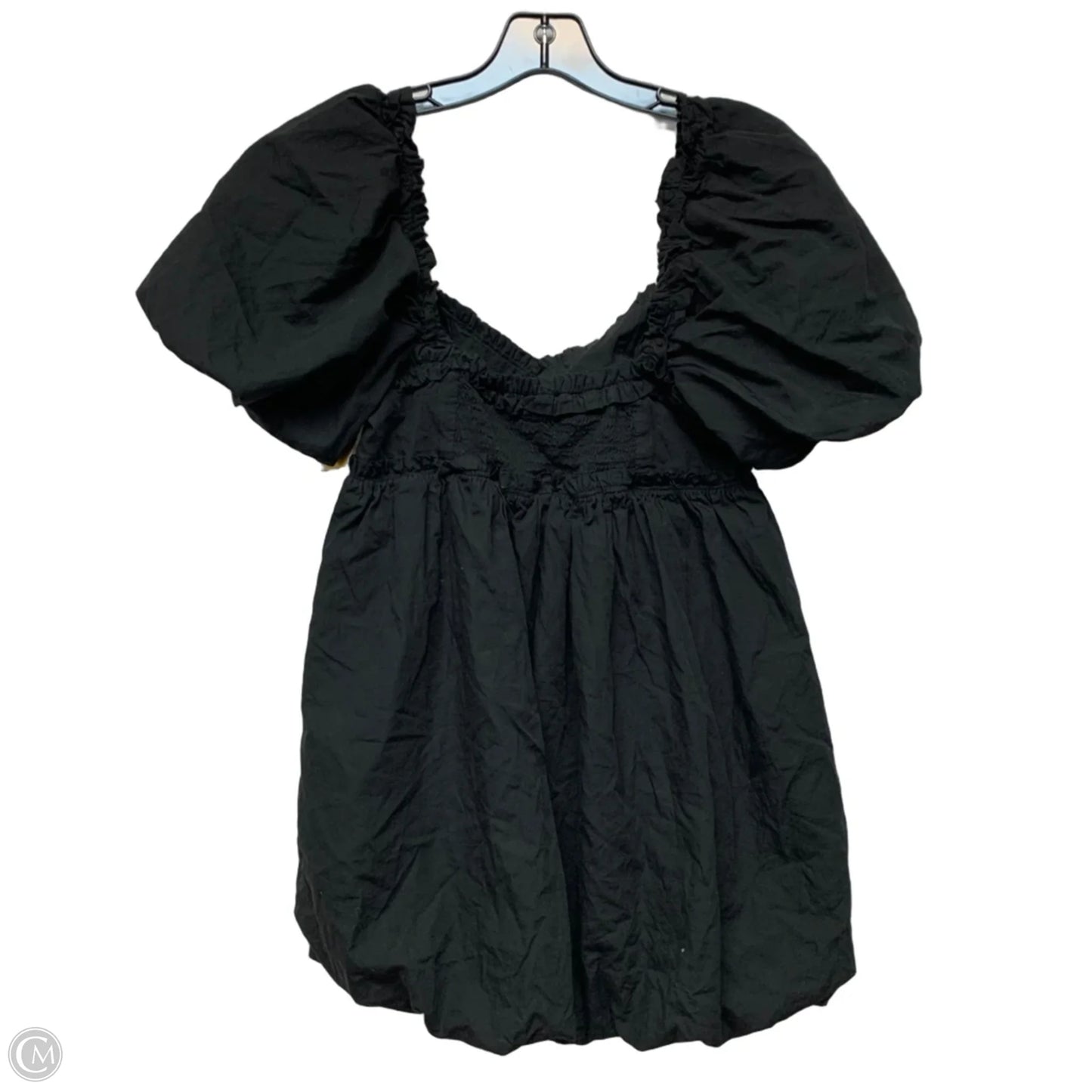Tunic Short Sleeve By Free People In Black, Size: Xs