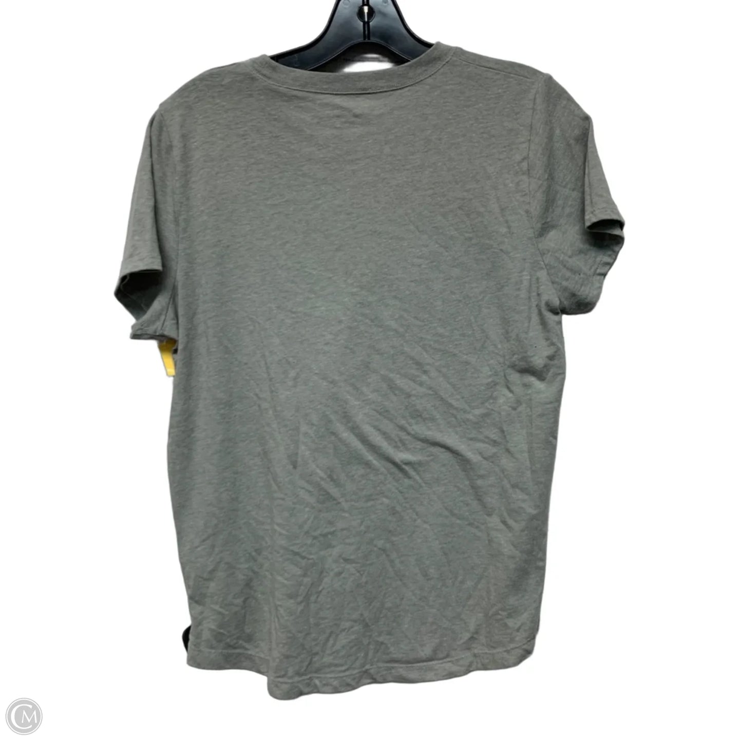 Top Short Sleeve Basic By Madewell In Grey, Size: M