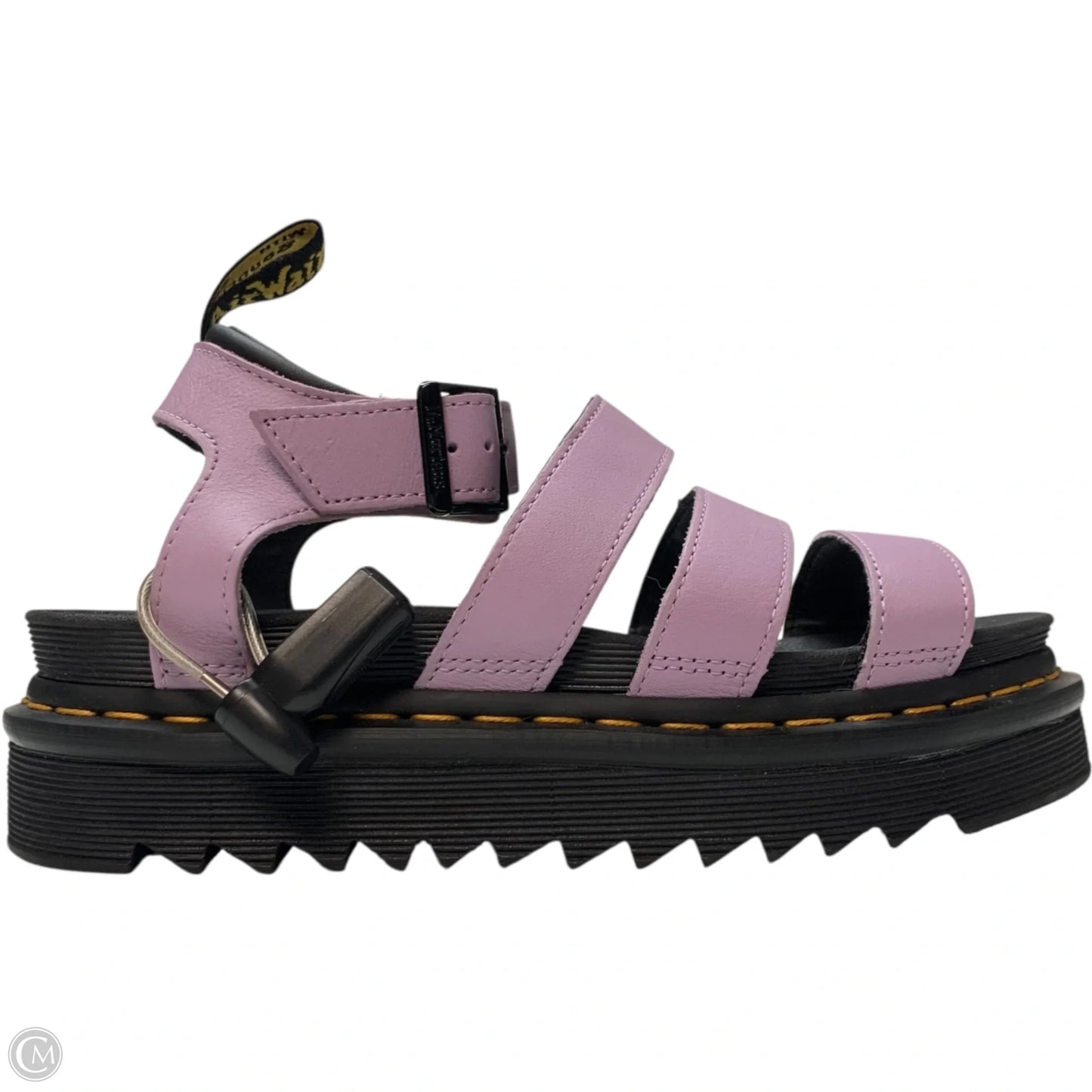 Sandals Designer By Dr Martens In Purple, Size: 8
