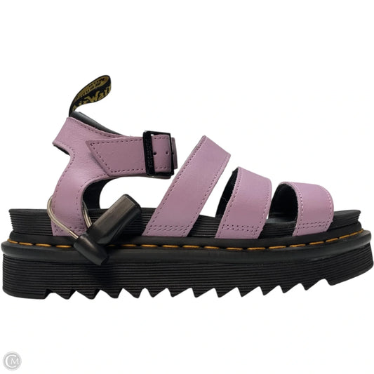 Sandals Designer By Dr Martens In Purple, Size: 8
