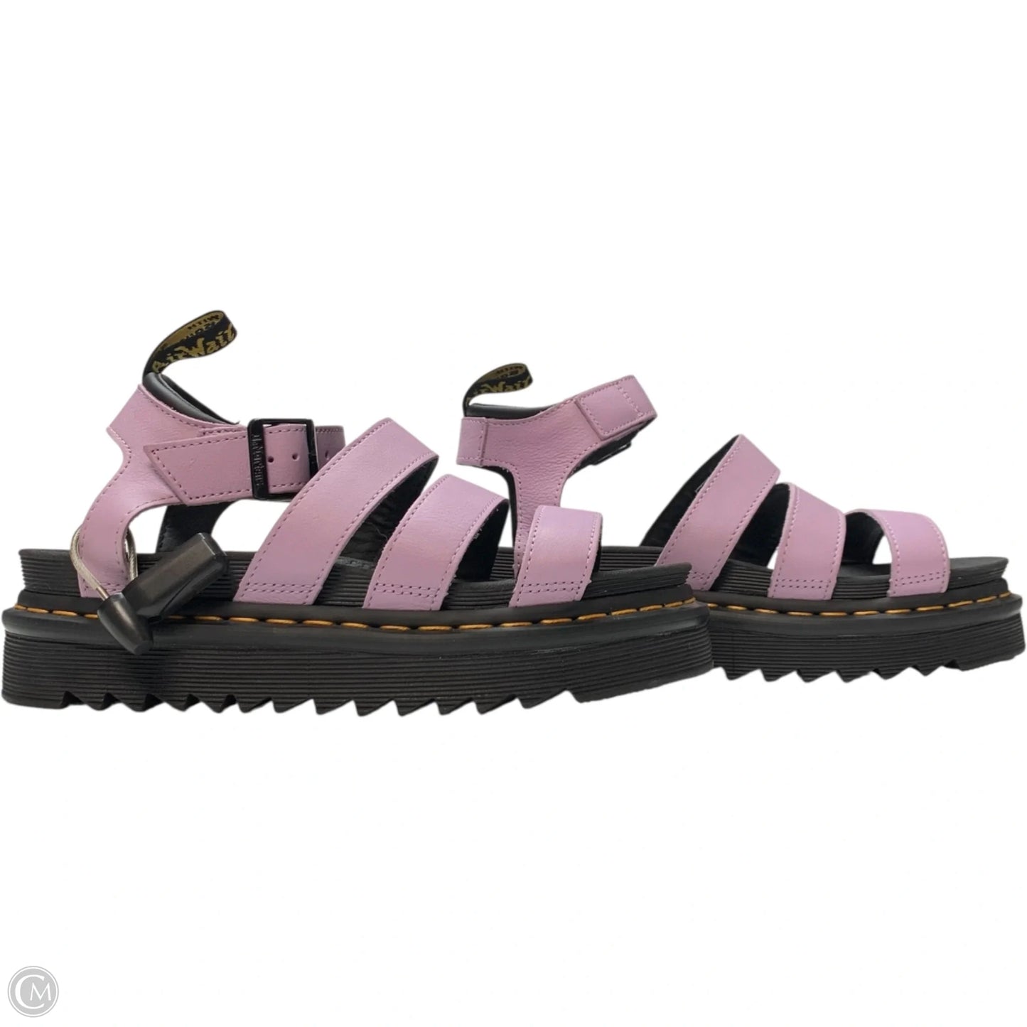 Sandals Designer By Dr Martens In Purple, Size: 8