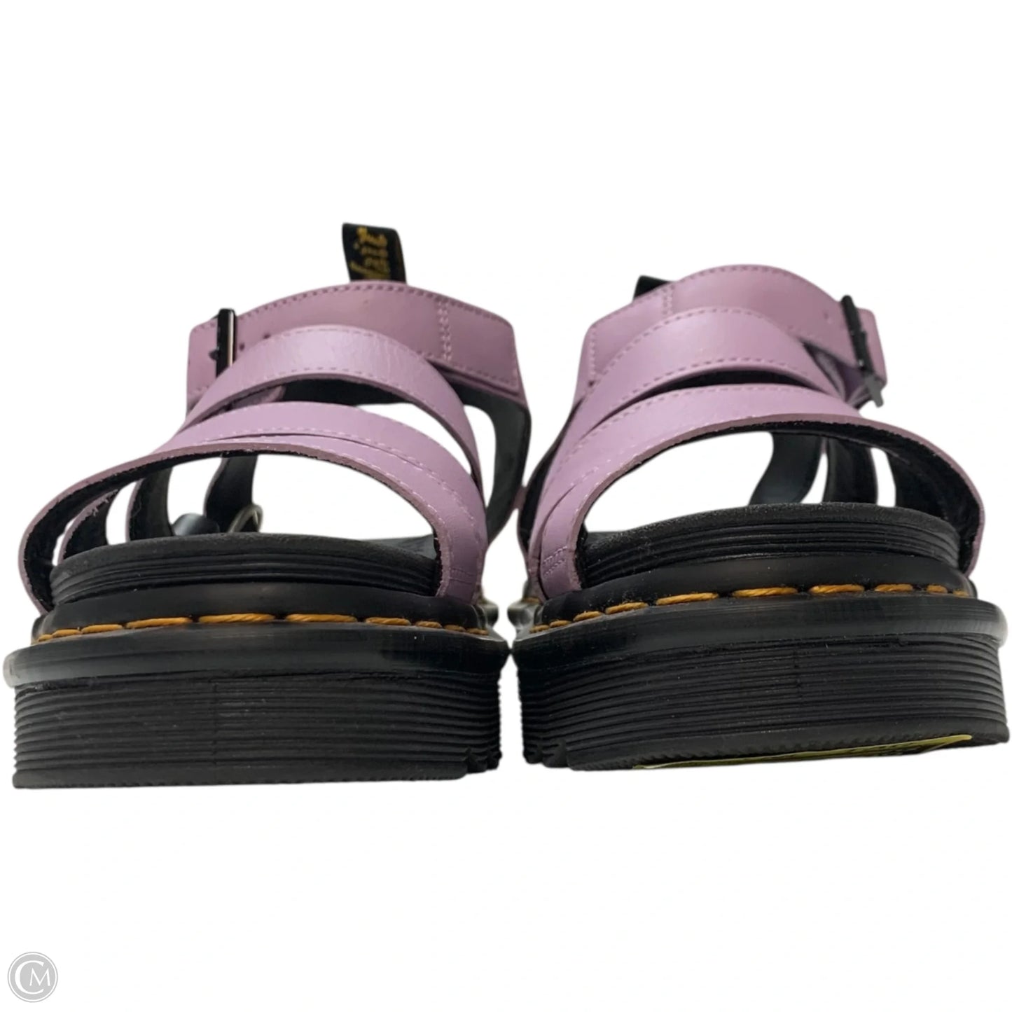 Sandals Designer By Dr Martens In Purple, Size: 8
