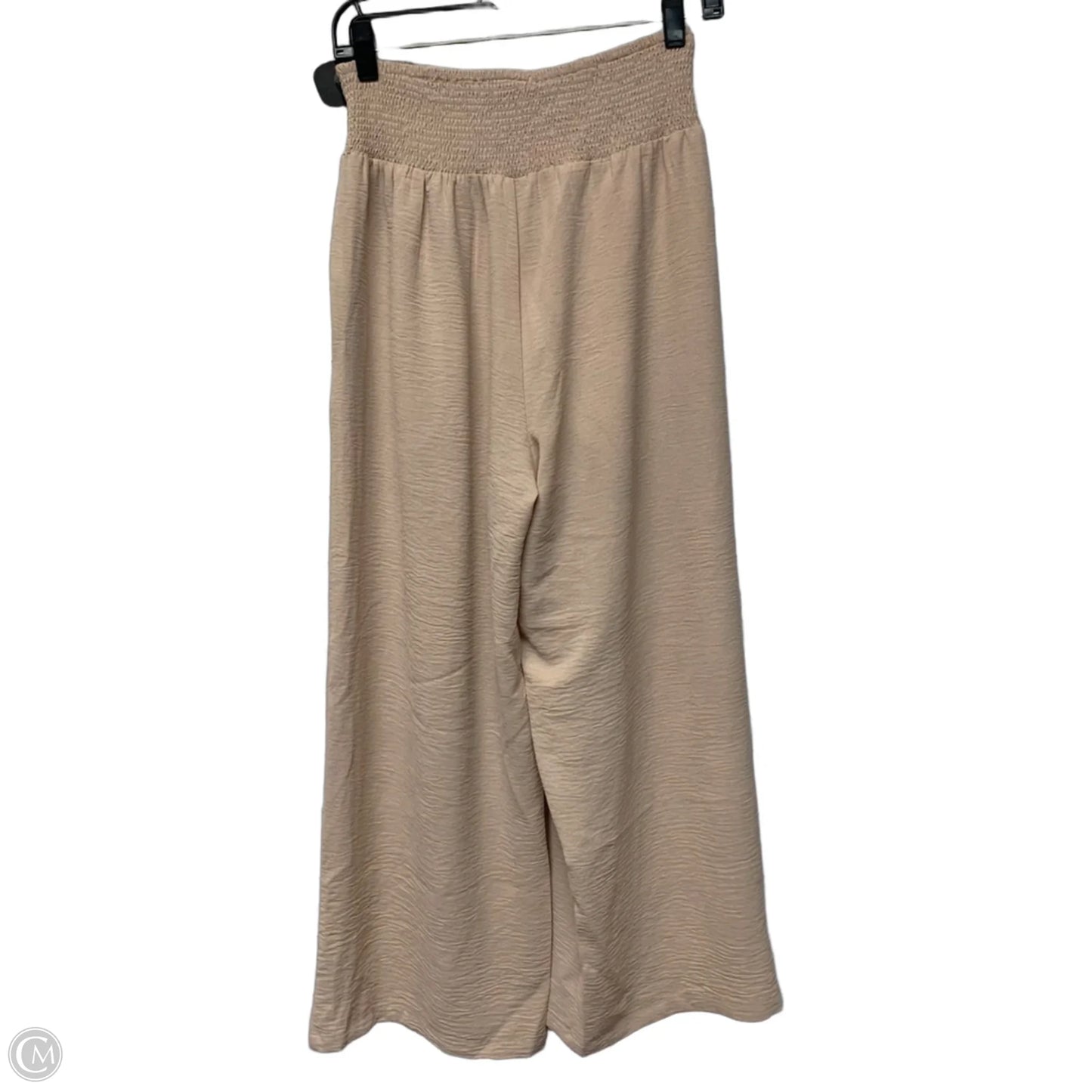 Pants Wide Leg In Tan, Size: M